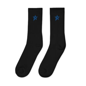Chika Star Embroidered socks