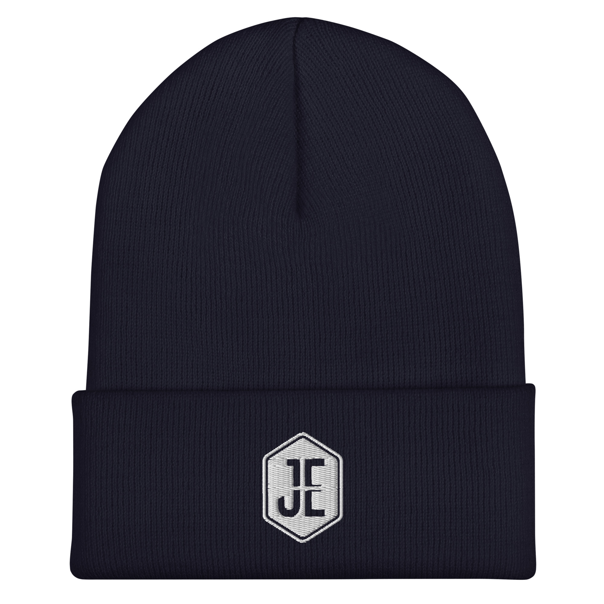 Jake Eichorn Cuffed Beanie - White Logo - Image 7
