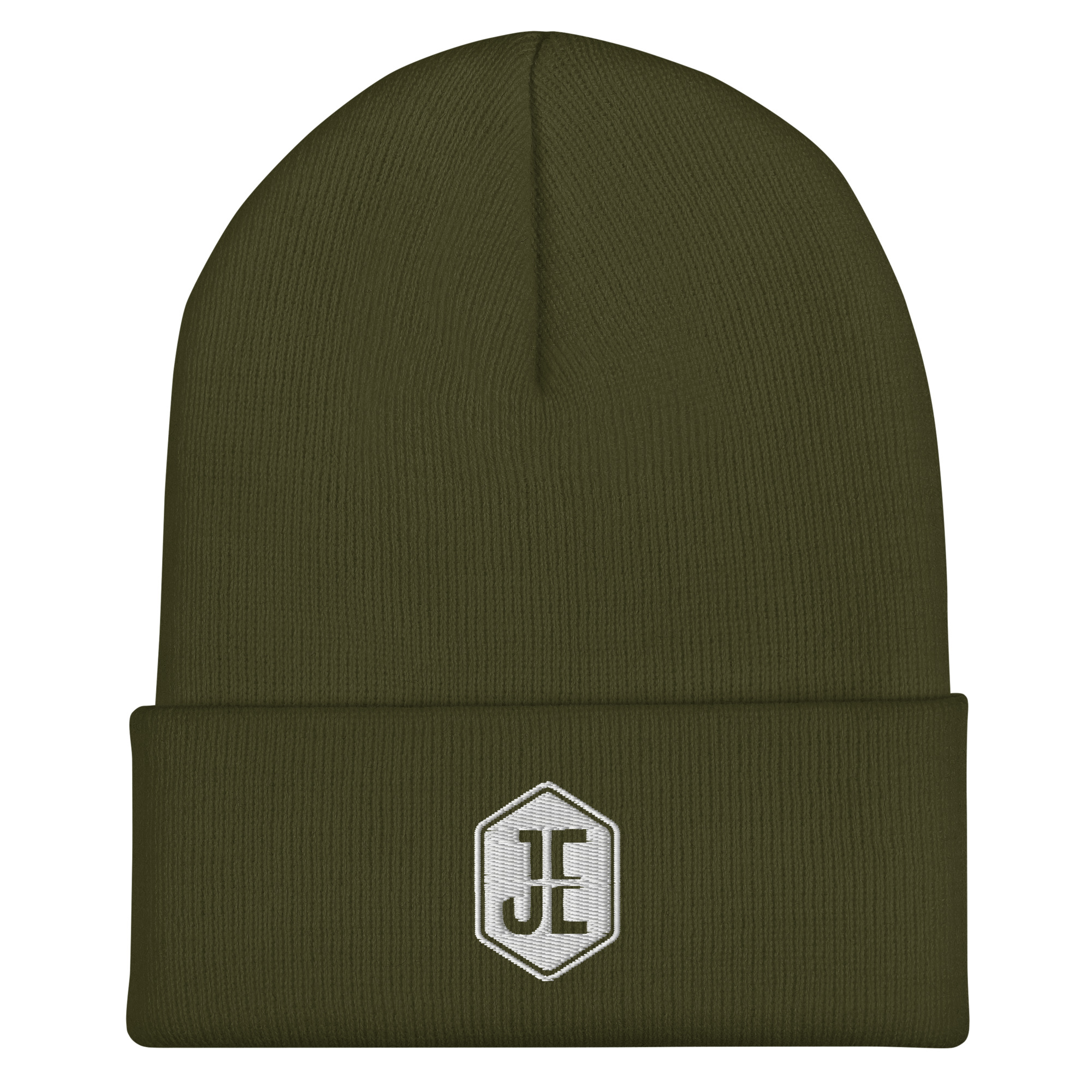 Jake Eichorn Cuffed Beanie - White Logo - Image 8