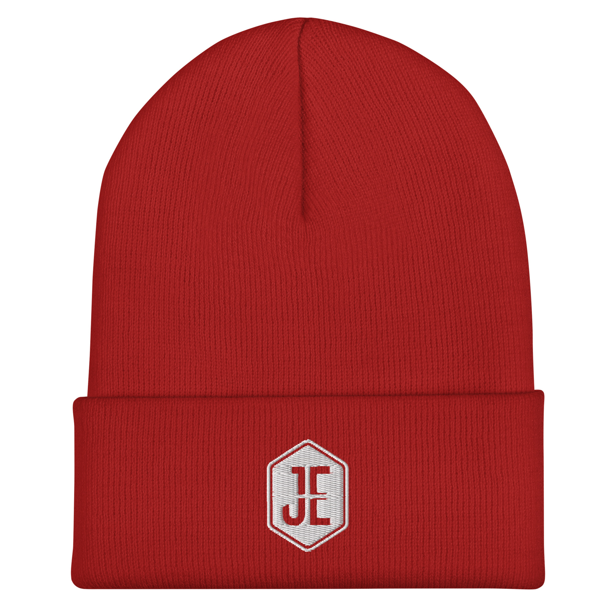 Jake Eichorn Cuffed Beanie - White Logo - Image 9