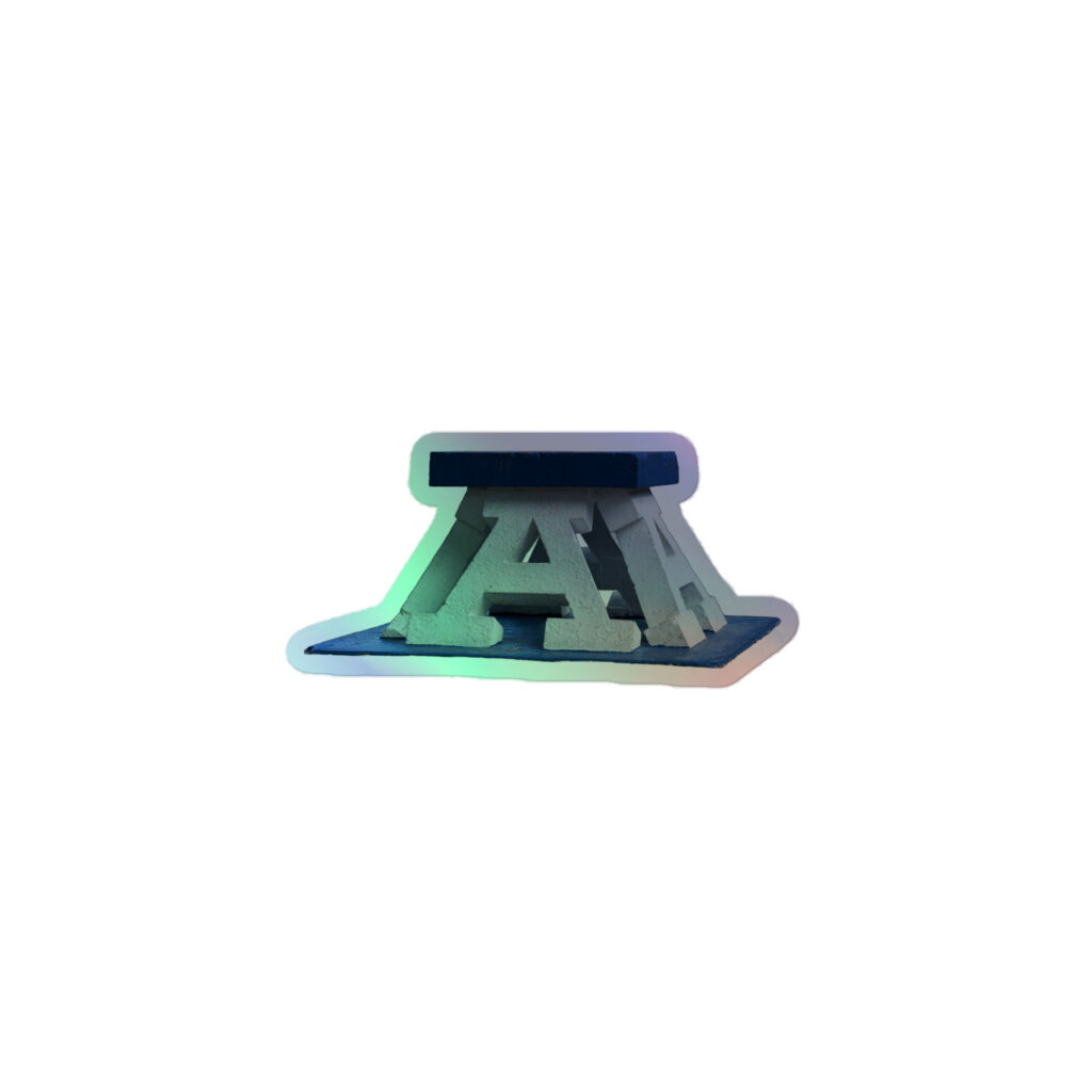 Aggie, True Kiss Cut Holographic Stickers