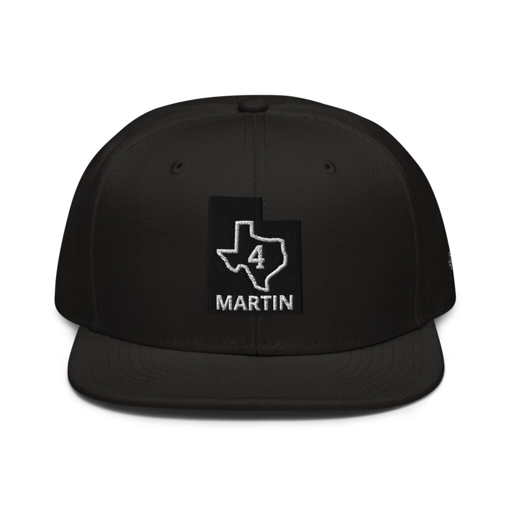 LJ MARTIN FLAT BRIM Snapback Hat