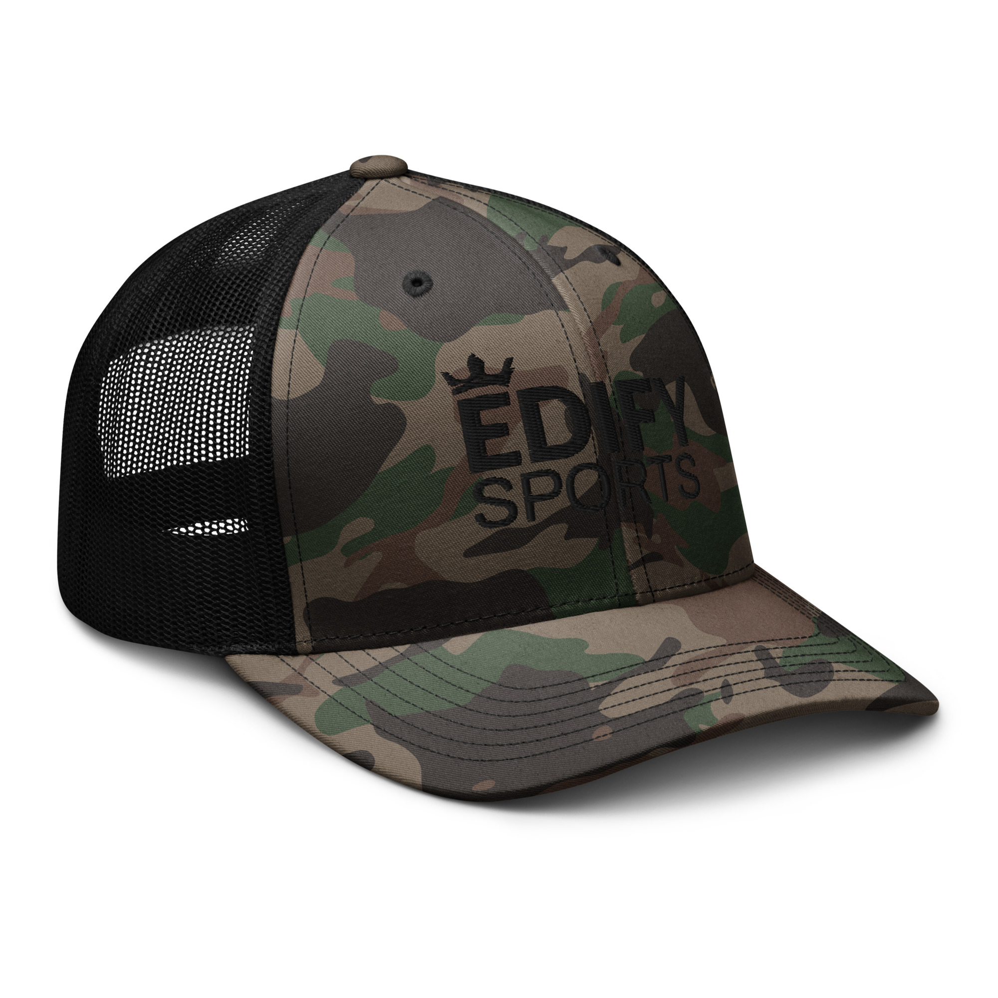 Edify Sports Camouflage trucker hat - Image 6