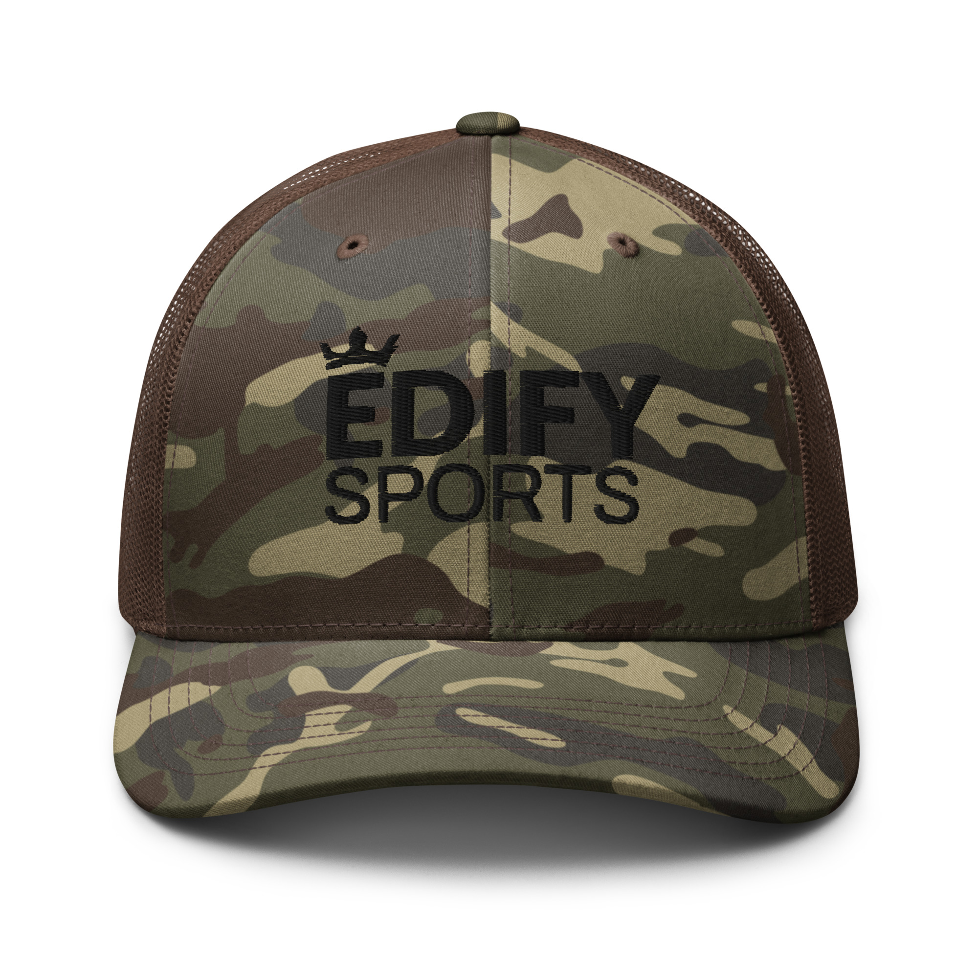 Edify Sports Camouflage trucker hat - Image 7