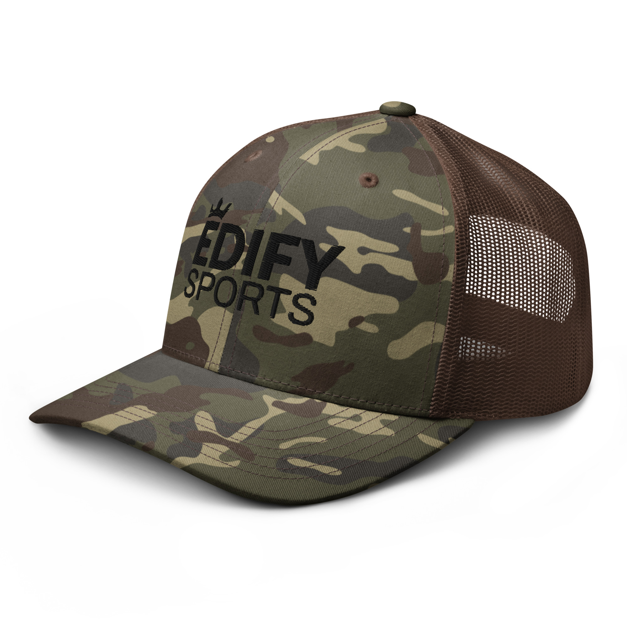 Edify Sports Camouflage trucker hat - Image 10