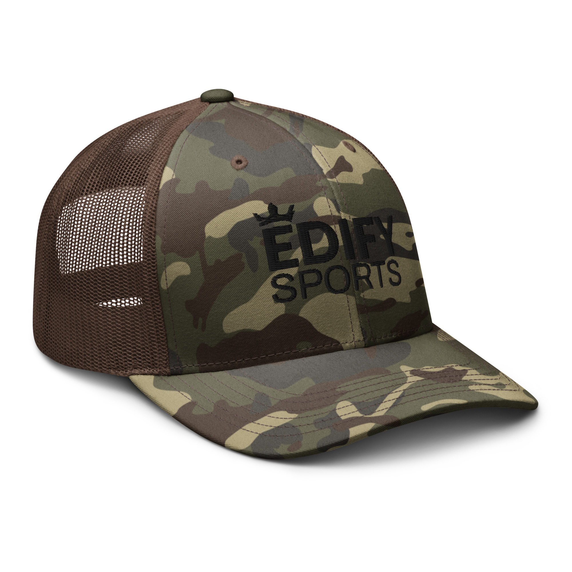 Edify Sports Camouflage trucker hat - Image 12
