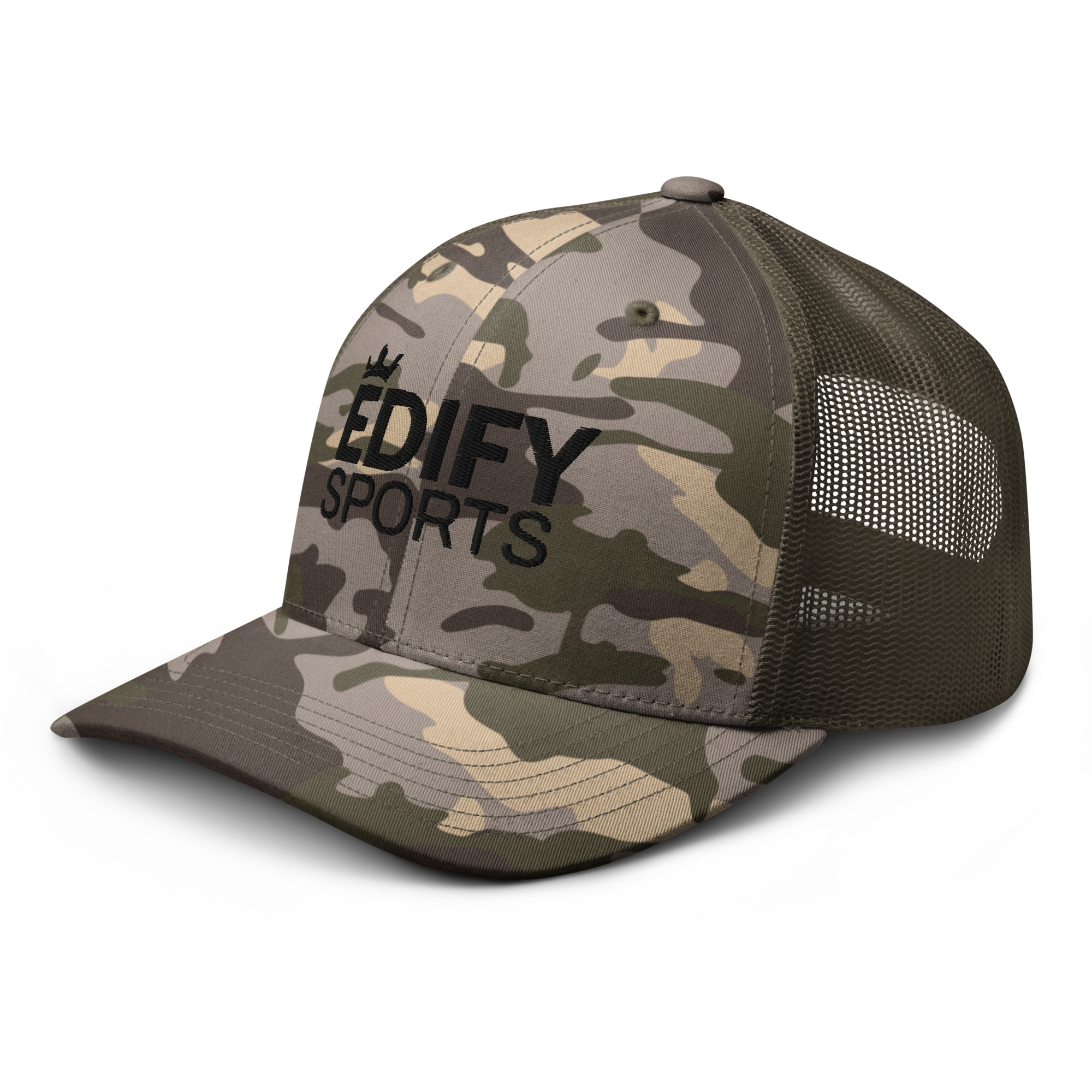 Edify Sports Camouflage trucker hat - Image 16