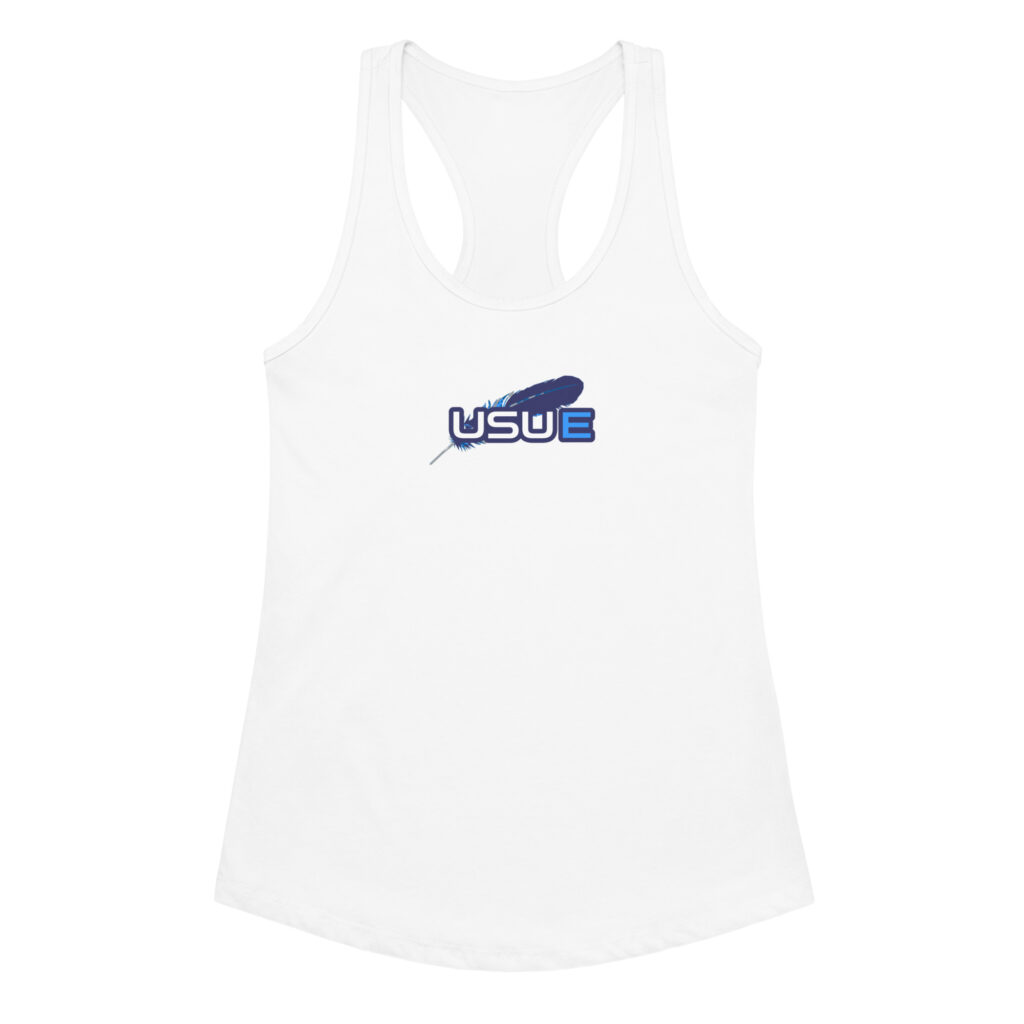 USUE Women’s fitted racerback tank top
