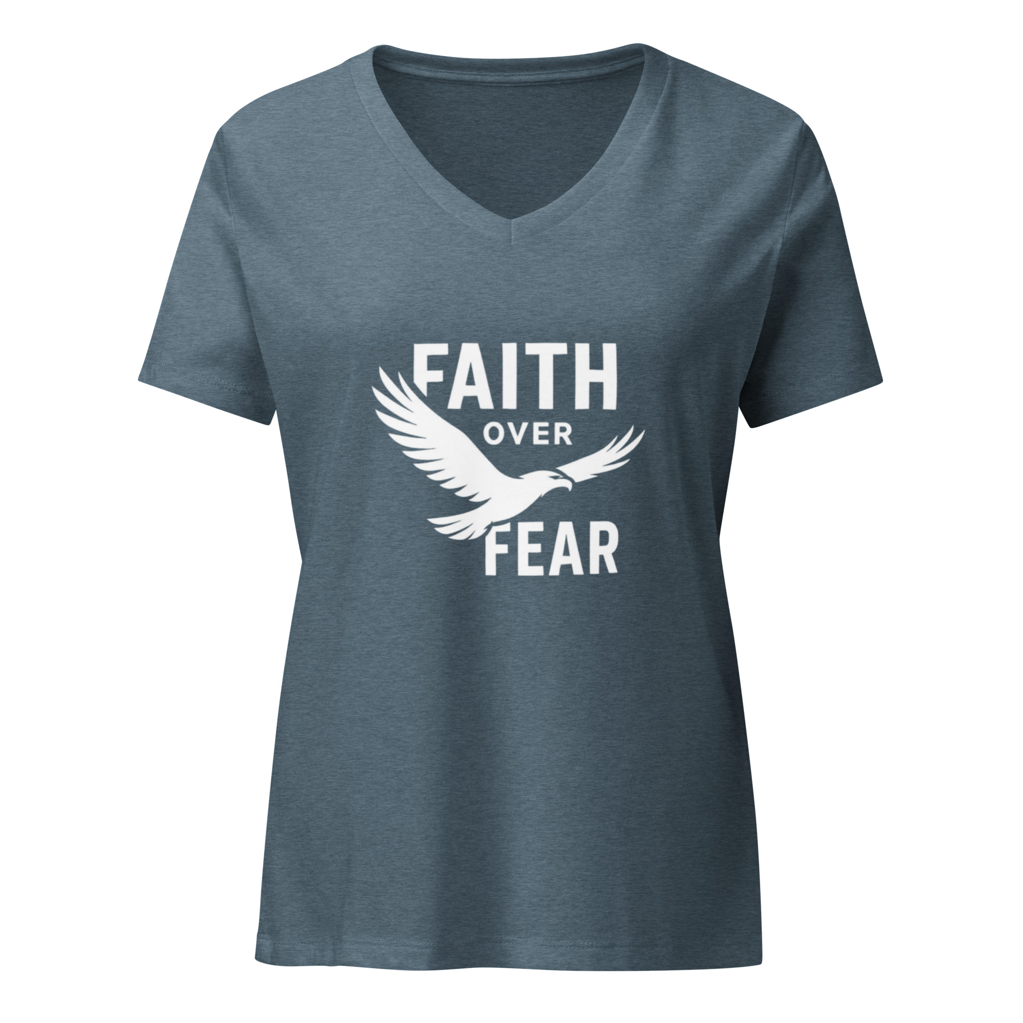 Women’s relaxed v-neck t-shirt - Image 13